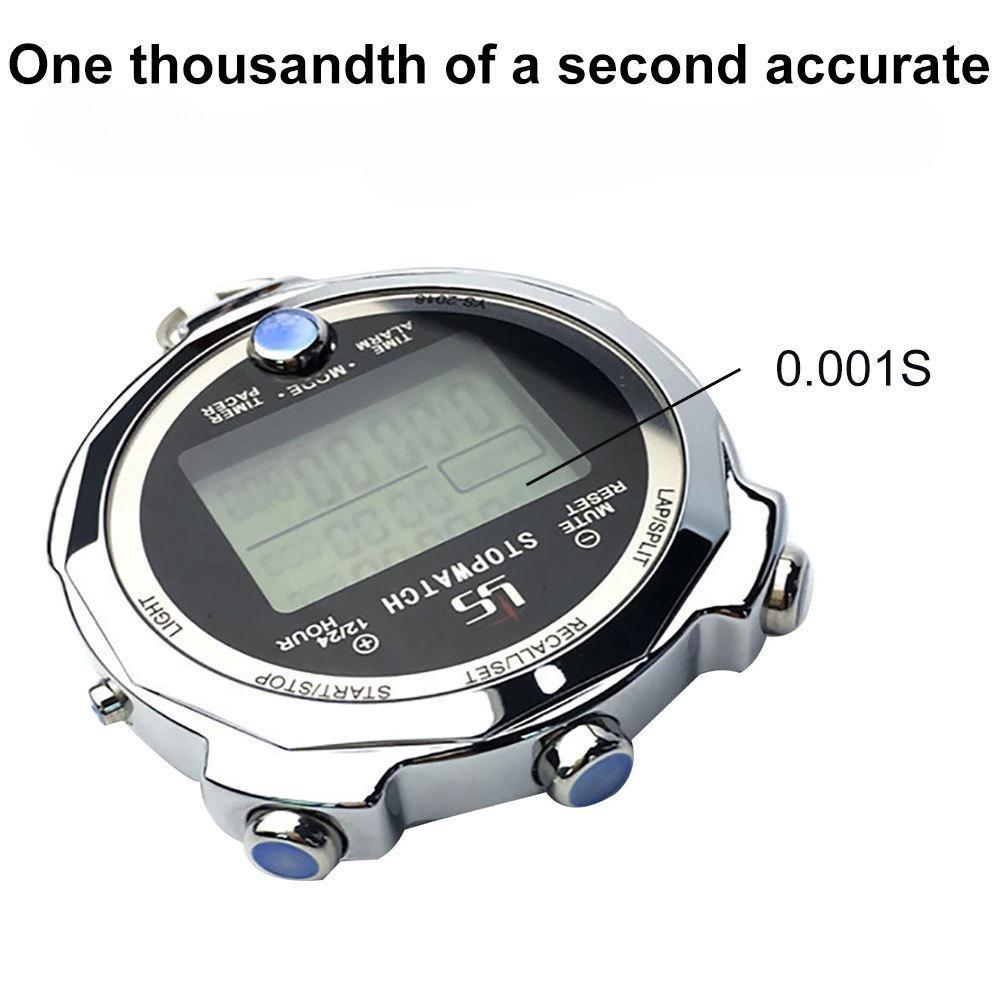 K&J Professional Digital Stopwatch Timer Sports Running Training Chronograph Watch