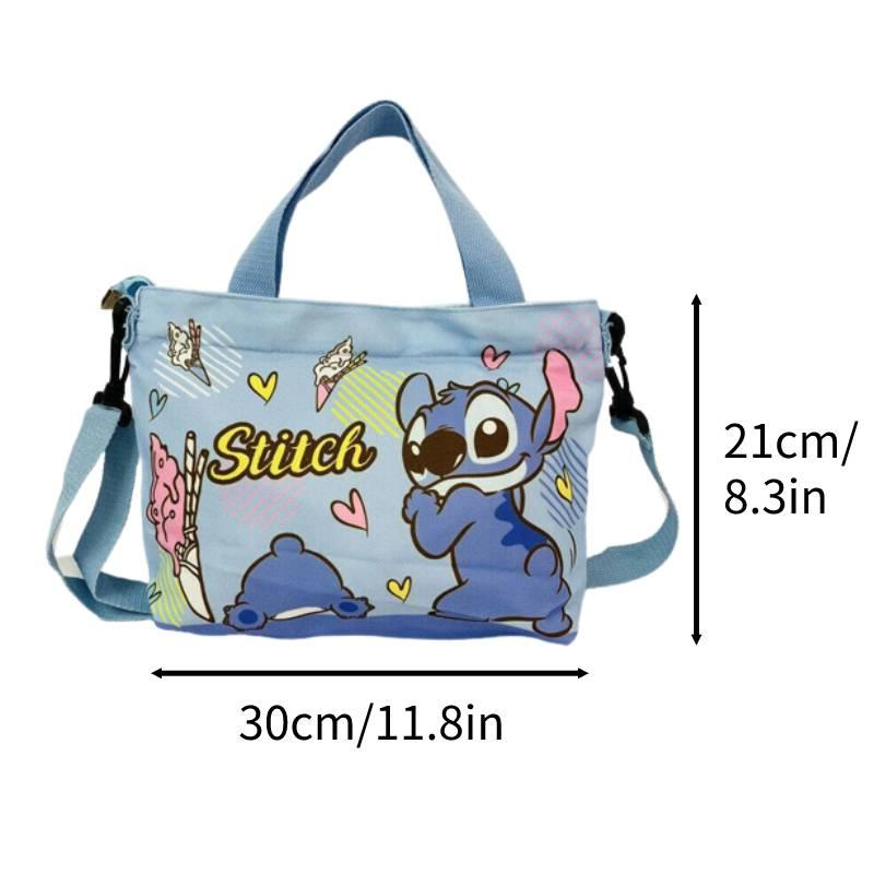 

Cute Cartoon Canvas Crossbody Bag For Women, Stylish And Spacious, Blue Color, 3021cm