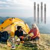 TOMSHOO 4 6 Pack 6.3 Inch Camping Tent Pegs Ultralight Windproof Titanium Tent Stakes Outdoor Camping Hiking Tent Pegs