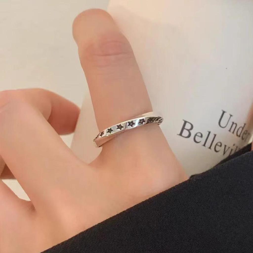 Retro Star Mobius Stackable Open Ring - Hong Kong Style