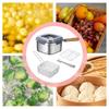Camping Cookware Set 2500ml Square Camping Cooking Pot Multifunctional Hiking Cooking Set Camping Equipment Deep Fryer Pot for