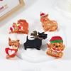 PVC Animal Dog Hair Claw Cartoon Christmas Shark Clip Kawaii Cat Hair Clip  Daily