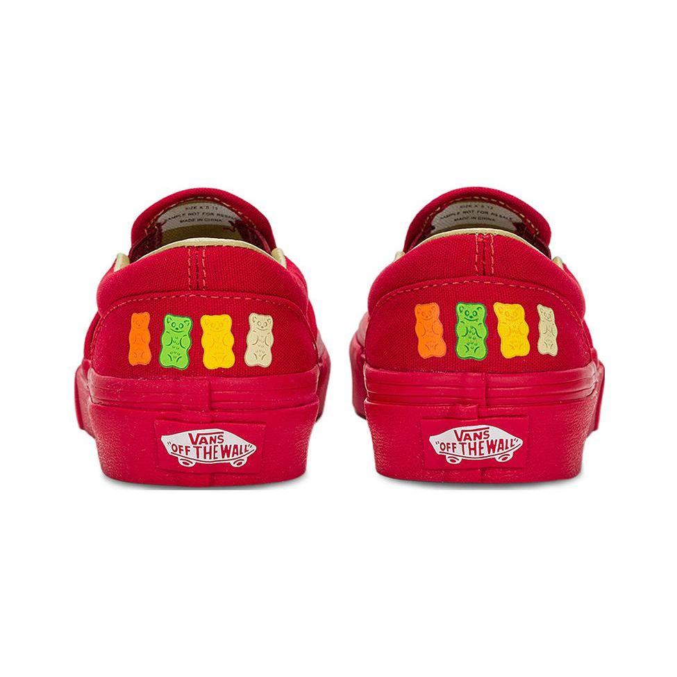 Vans Haribo x Classic Slip-On Kids Goldbears Kids Sneakers Red Goldbears-Red VN0009R7RED