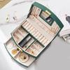 3 Layer Portable Travel Jewelry for case Jewelry Storage Box Organizer with Lock