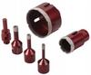 Diamond Hole Saw Crown for Porcelain Tiles M14 Set 6,8,10,35,68 + Adapter