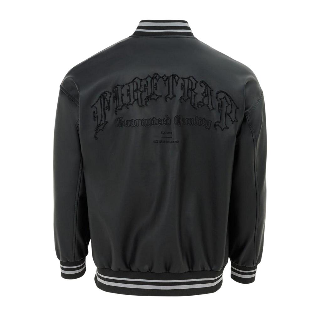 Firetrap Mens Logo Baseball Varsity Jacket