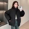 Stand-up collar cotton-padded clothes women's trendy clothes short loose warm jacket bread clothes jacket