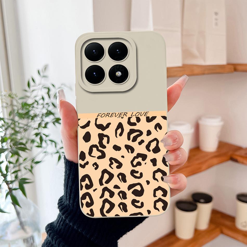 For Xiaomi 15T Pro Case For Xiaomi 17 Pro Max Cartoon Phone Back Cover Full Protection Soft Liquid Silicone Shockproof Bumper