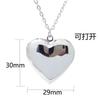 Anime Cartoon Spiel UNDERTALE Sans Cosplay Halskette Unisex Metall Familienfoto Rahmen Herz Anhänger Schmuck Zubehör Geschenk