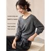 Mohan Yimei Women's Pearl Embellished Loose Sweater