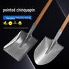 Outdoor Square Steel Shovel with 1.2m Wood Handle