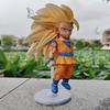 20cm Anime Dragon Ball Z Doll Super V3 Wukong Action Doll Handmade Anime Character Dbz Pvc Series Model Toy Gift
