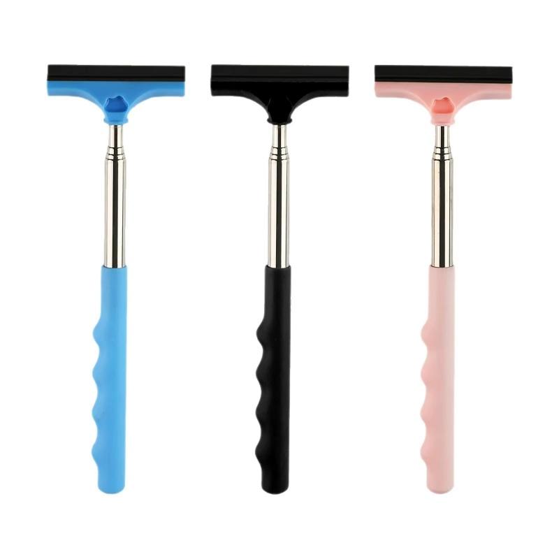 Car Window Squeegee Telescopic Car Windshield Wipers Car Rearview Mirror Water Cleaning Wands Mini Car Cleaning Tools