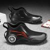 Fashion High Quality Men's Rain Boots Fashionable Trendy All-match Rain Boot Anti-slip Outdoor Work Boot for Men Anti-slip Fishing Shoe