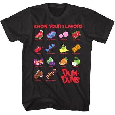 Dum Dums Kennen Sie Ihre Geschmacksrichtungen Herren T-Shirt