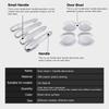 For Mazda 5 Premacy 2004~2018 2005 2006 2007 2008 2010 2011 2012 2013 2014 Chrome Door Handle Cover Trim Stickers Car Accessorie