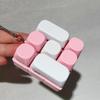 Fidget Button Keychain Toy Mini Keyboard Shape Stress Relief Sensory Toy for Kids Party Bag Fillers Gift