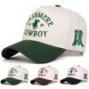 Unisex Cowboy Letter Embroidery Baseball Caps Spring And Autumn Outdoor Adjustable Casual Hats Sunscreen Hat Sports Cap