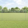 VidaXL Welded Wire Fence with 22 U-Posts Silver 1.2x25 M Steel 3336365