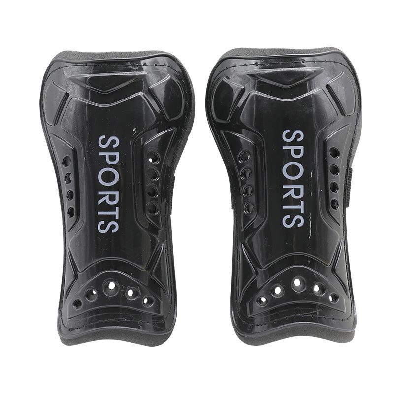 1 Pair of Football Shin Guards Calf Protectors Anti-Collision Baffles with Straps Dedicated for Football 1