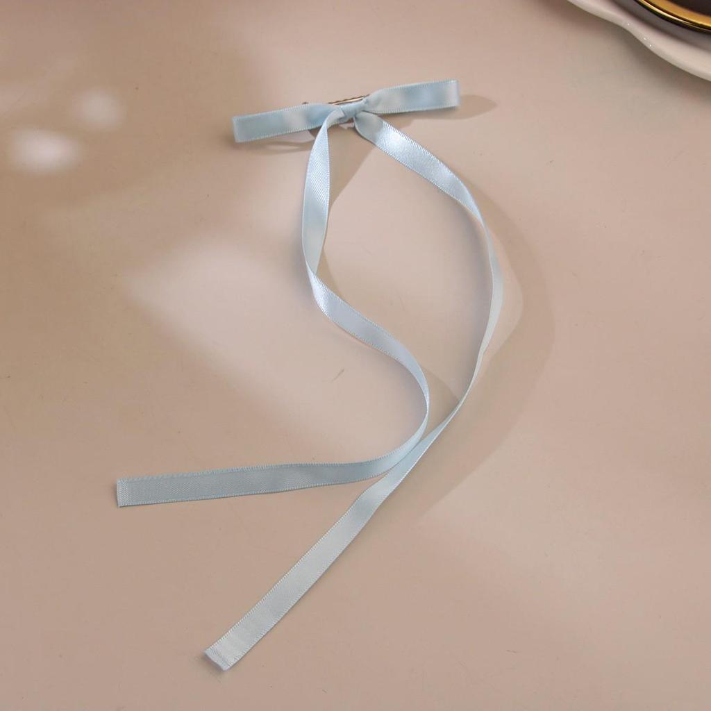 Ballet Style Ribbon Bow Duckbill Clip - Sweet 4cm Hair Accessories