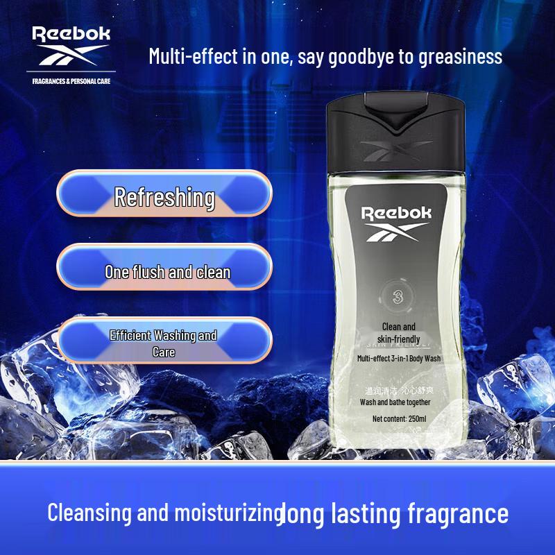 

Reebok Men s 3-in-1 Multi-Effect Shower Gel