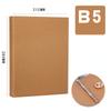 Raccoglitore con Copertina in Carta Kraft Vintage A5 A6 B5 A4 Organizzazione Ufficio Quaderno Aziendale Avanzato Cancelleria