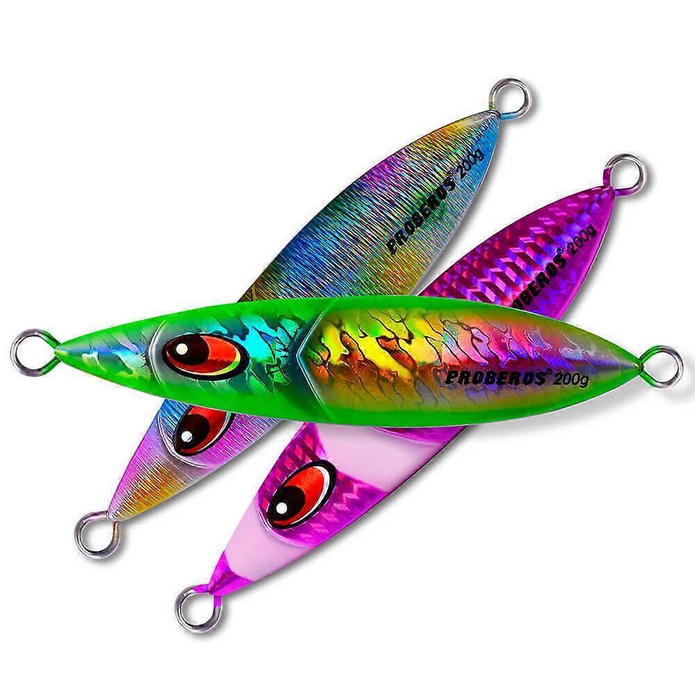 Metal Jig Casting Sinking Fishing Lure Jigging Swimbait Lifelike Hard Bait 2pcs