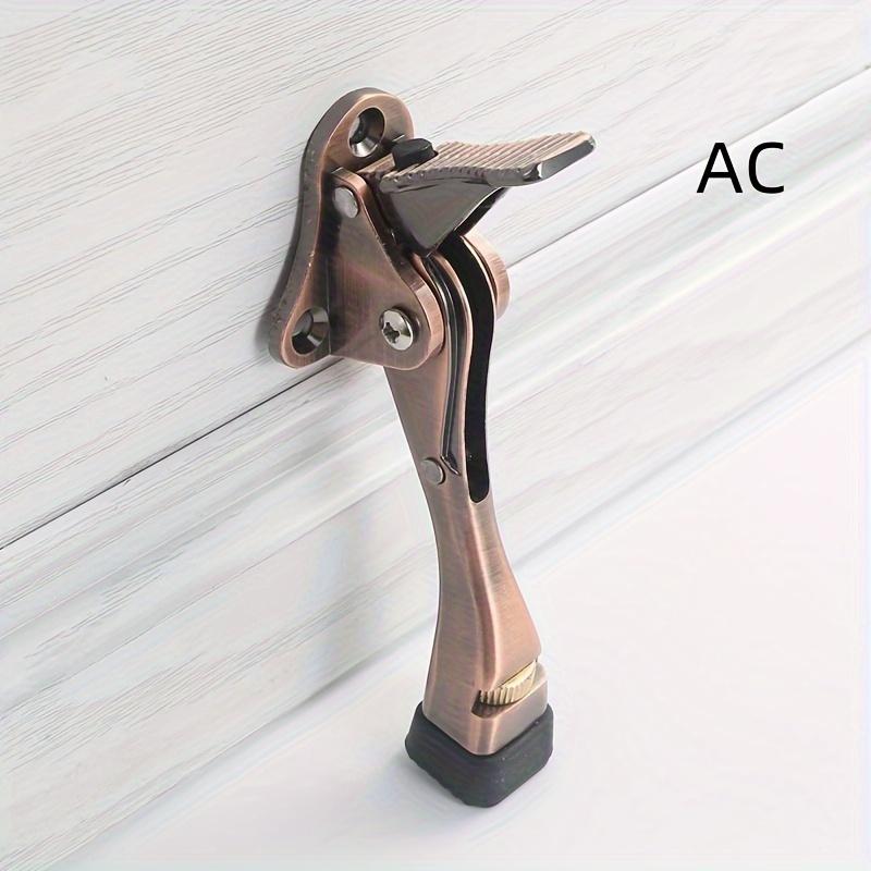 Thick Adjustable Rubber Door Stopper - Three Holes on The Bottom for Fixing - Prevent Wear and Impact on The Door Top