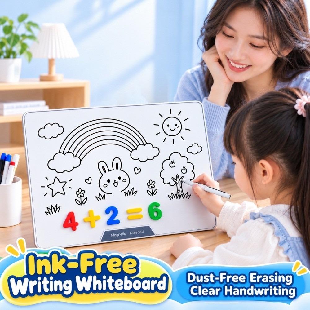 Magnetic Whiteboard Lightweight Frame Erasable Drawing Board Dry Erase White Board Home Teaching