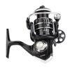 HZ2000 Metal Spinning Fishing Reel High Speed 5.1:1 for Sea Fishing Telescopic Fishing Rod