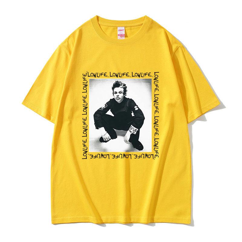 Rocker Yungblud Lowlife Album T Shirts Unisex Women Fashion Rock Vintage Short Sleeve Tshirts Casual Oversized Tshirt Streetwear