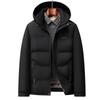 Peimeng Men's Casual Detachable Hooded Winter Jacket