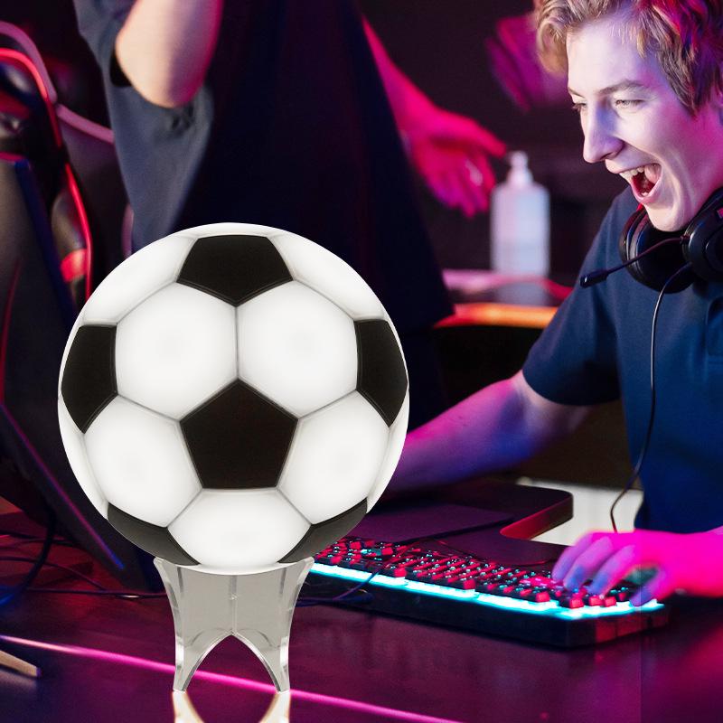 Rechargeable Touch-Control Smart Football Lamp: Night Light & Outdoor Camping Atmosphere Light
