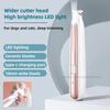 New LED lighting pet paw hair trimmer cat and dog ear/eye area/privacy hair electric trimmer pet paw trimmer pet beauty trimmer