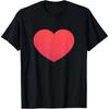 Red Heart Love  T Shirt Tee Unisex