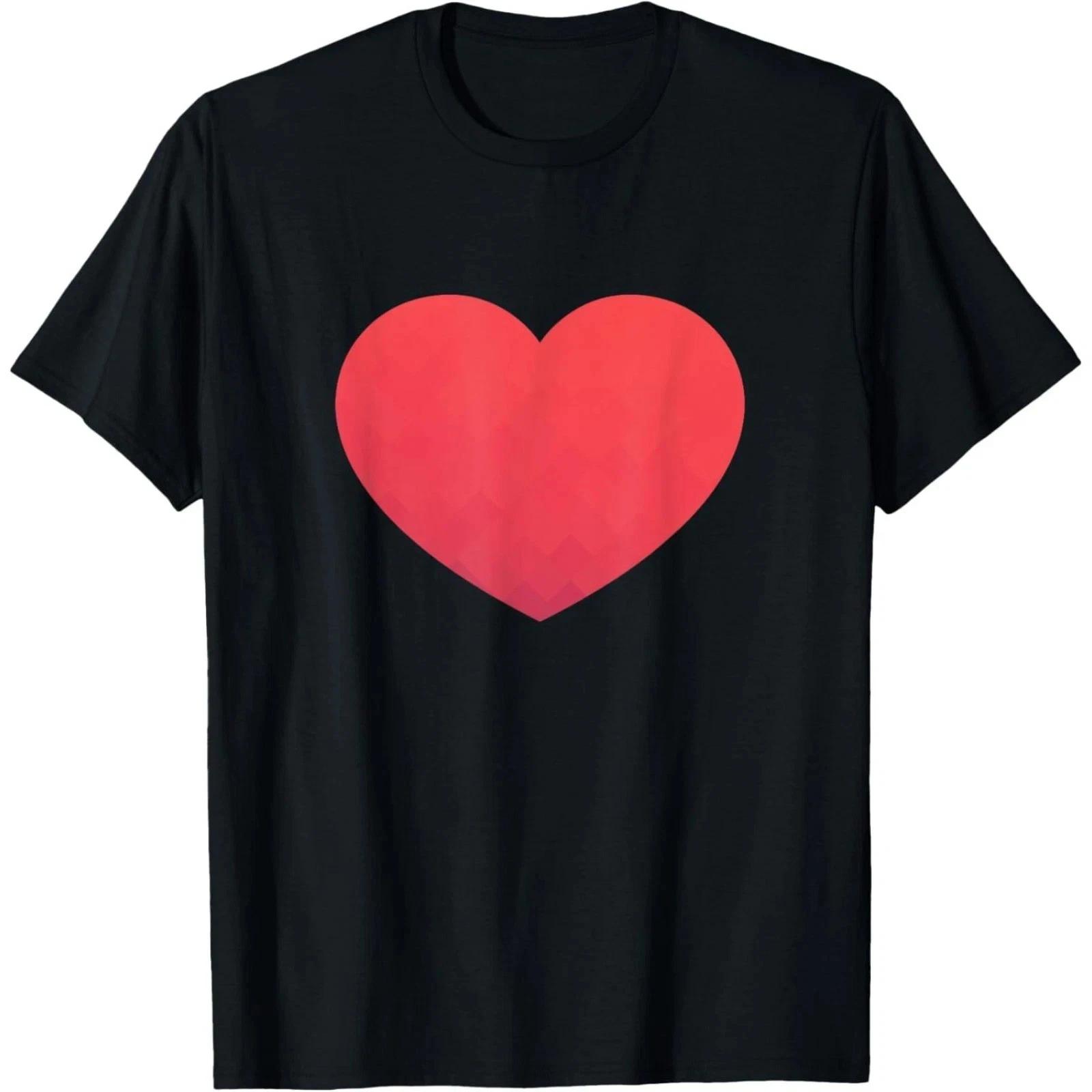 Red Heart Love  T shirt Tee Unisex XXXL
