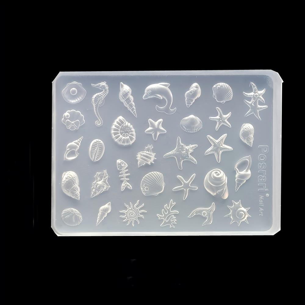 3D Silicone Nail Art Mold Heart Star Geometric Nail Art DIY Transparent Manicure Template For UV Gel Polish Decoration Tools
