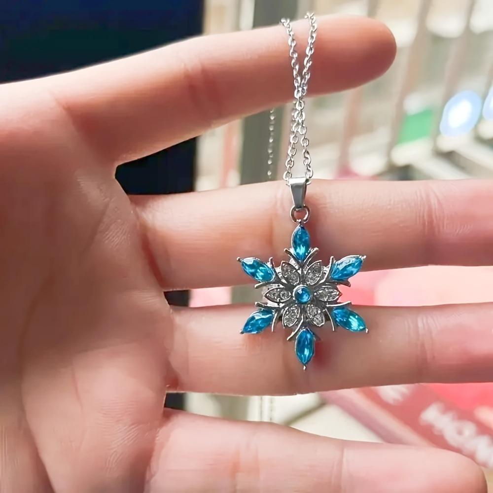 

Минималистичный набор серег и ожерелья «Снежинка» – Современный сувенир из путешествия