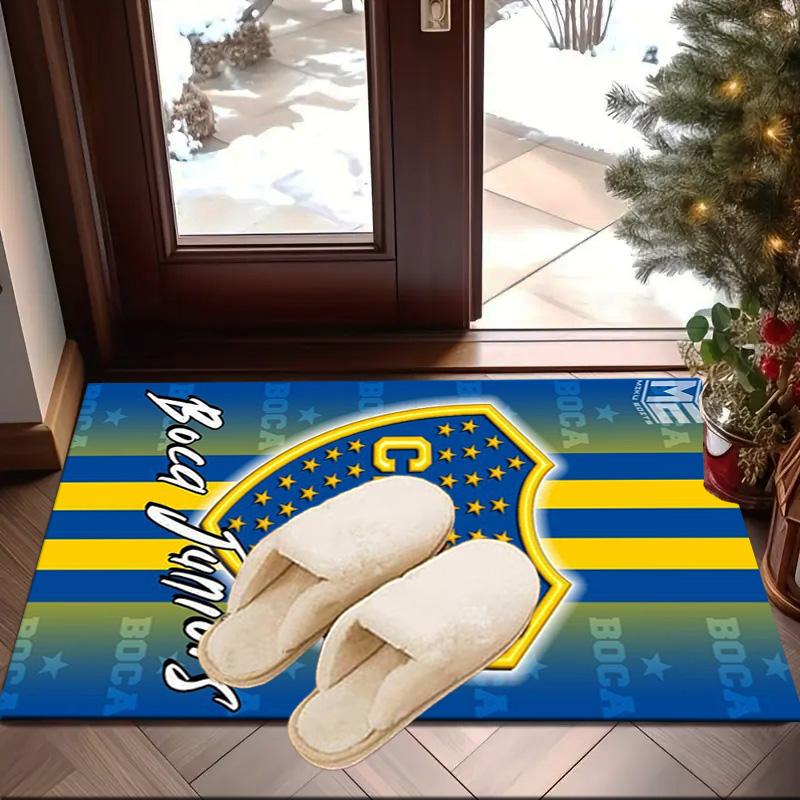 Boca Football Club Printed Area Rug for Office, Chair Rug, Decorative Carpet Floor Mat, Large Size Fan gifts Christmas gifts