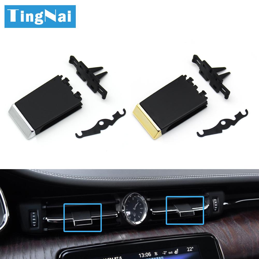 Car Front Rear Air Conditioning AC Vent Grille Tab Clip Repair Kit For Maserati Quattroporte 2013 2014 2015 2016 2017 2018-2022