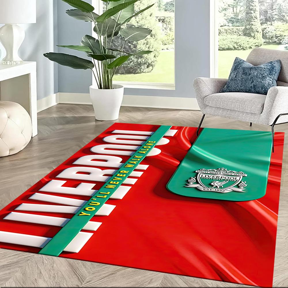 Liverpool Football Club Floor Mat Perfect For Study Room Dormitory Kitchen Entryway Antislip Carpet Decorate Offices Birthdaychristmas Gift