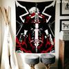 Devil May Cry Wall Tapestry Aesthetic Wall Hanging Printed Fabric Blanket Decorative Tapestries for Bedroom Living Room Home Decor