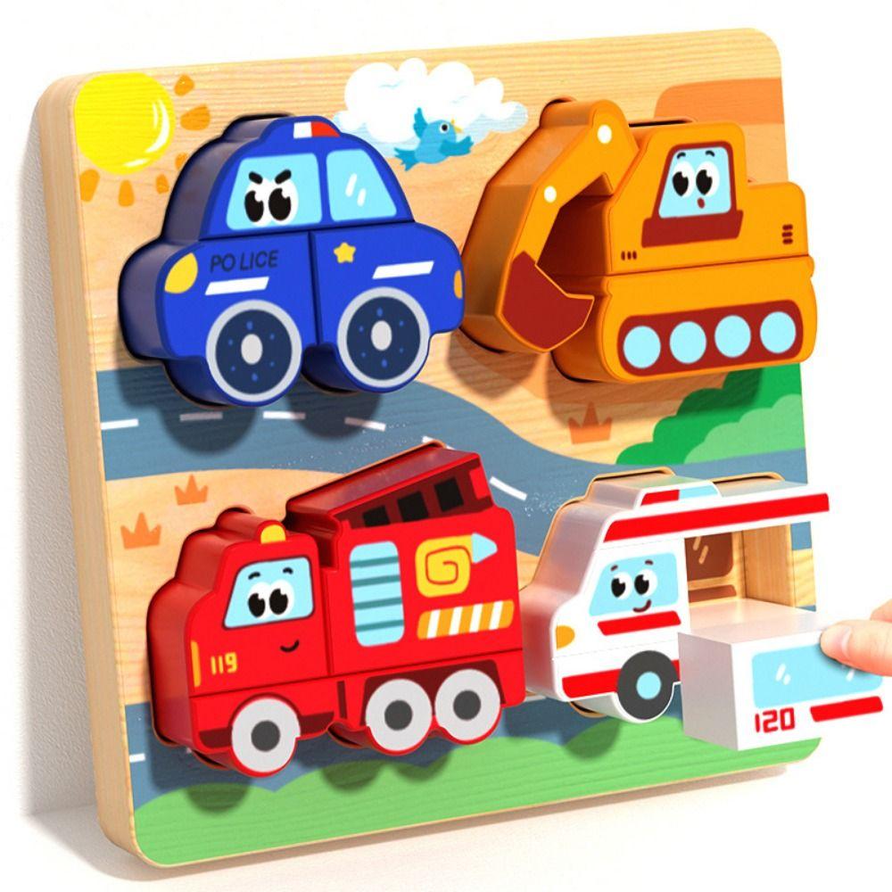 Cognitive 3D Animal Puzzles Toys 4-in-1 Shape Matching Game  Thinking Training