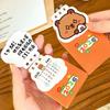 2026 Mini Capybara Desk Calendar Pocket Portable Daily  Calendar Planner Desktop Decoration Office Stationery