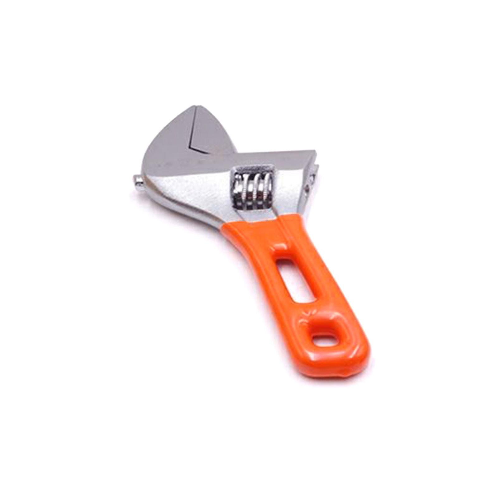 

Handy Portable Comfortable Adjustable Spanner Tool Wide Jaw 30mm Capacity Ergonomic Handle For Bathroom Pipe Maintenance