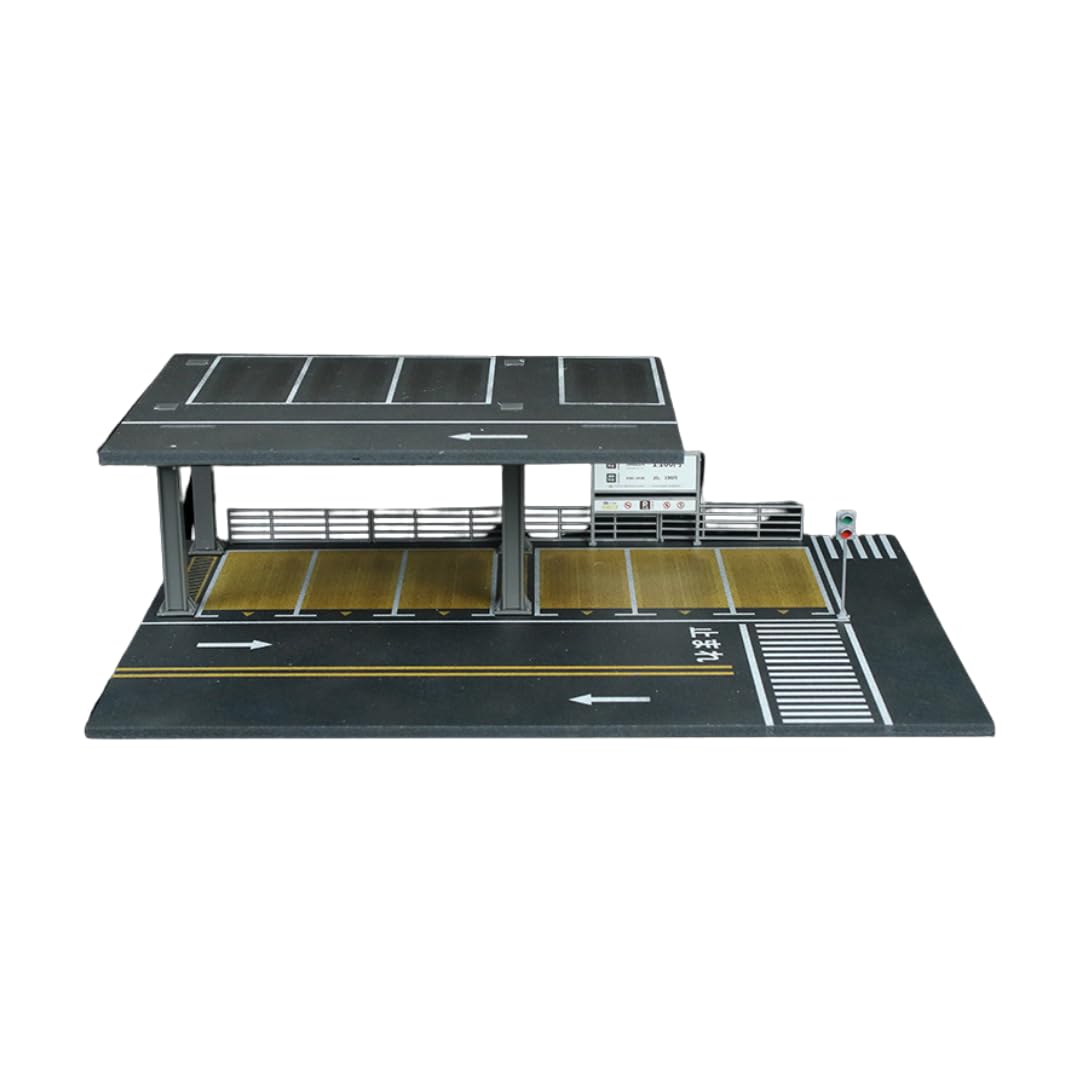 

Масштабная модель парковки MO923001 Moreart Диорама пит-лейна 1/64 (В) [Использовал]