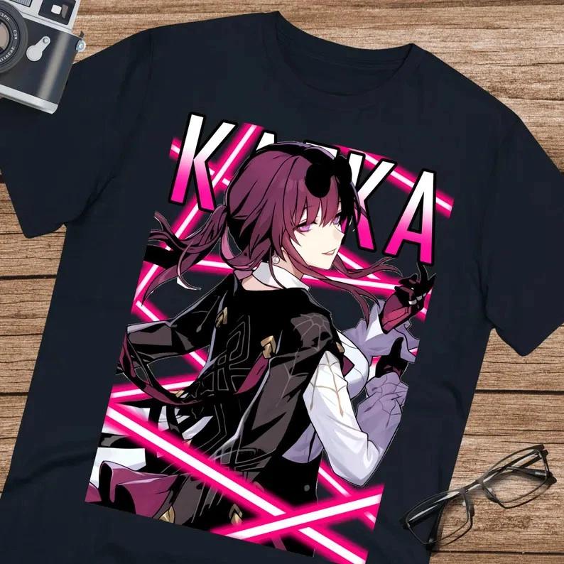 Anime Kafka Honkai Star Rail T Shirt Size S 4xl Black Size S 4xl