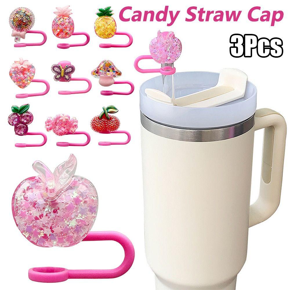 

3Pcs Waterproof Straw Protective Cover Straw Dust Stopper Water Bottle Accessory 3Pcs Style 10