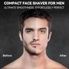 VIKICON® Electric Foil Shavers for Men, Compact Travel Face Shaver, Mini Razor for Shaving Face, Portable On-The-Go Shaver w/Dual Floating Blades,